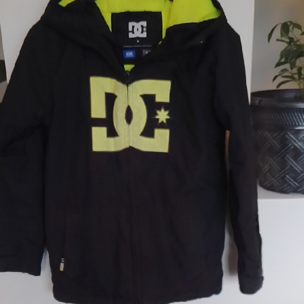 DC Black and Yellow Hooded Jacket